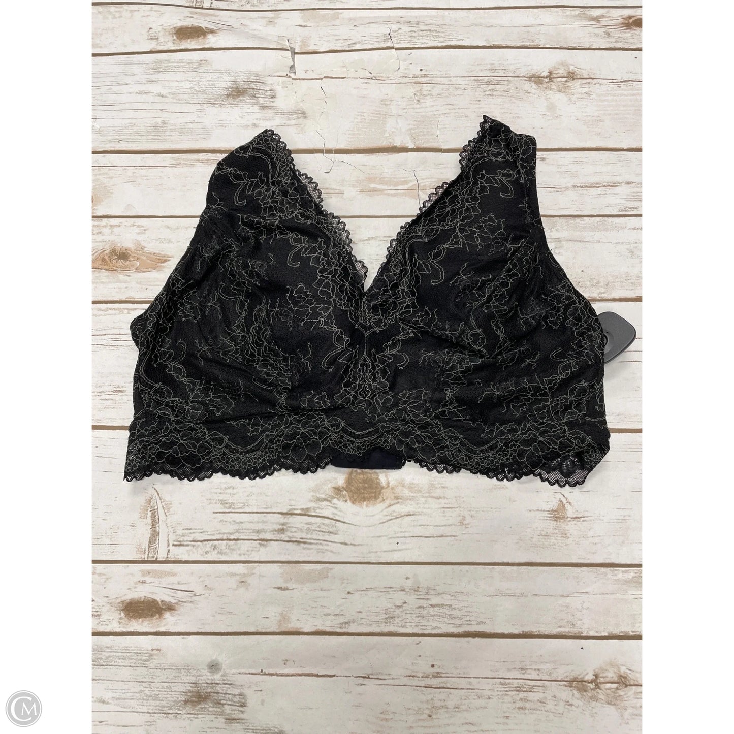 Bralette By Secret Treasures In Black, Size: 3x