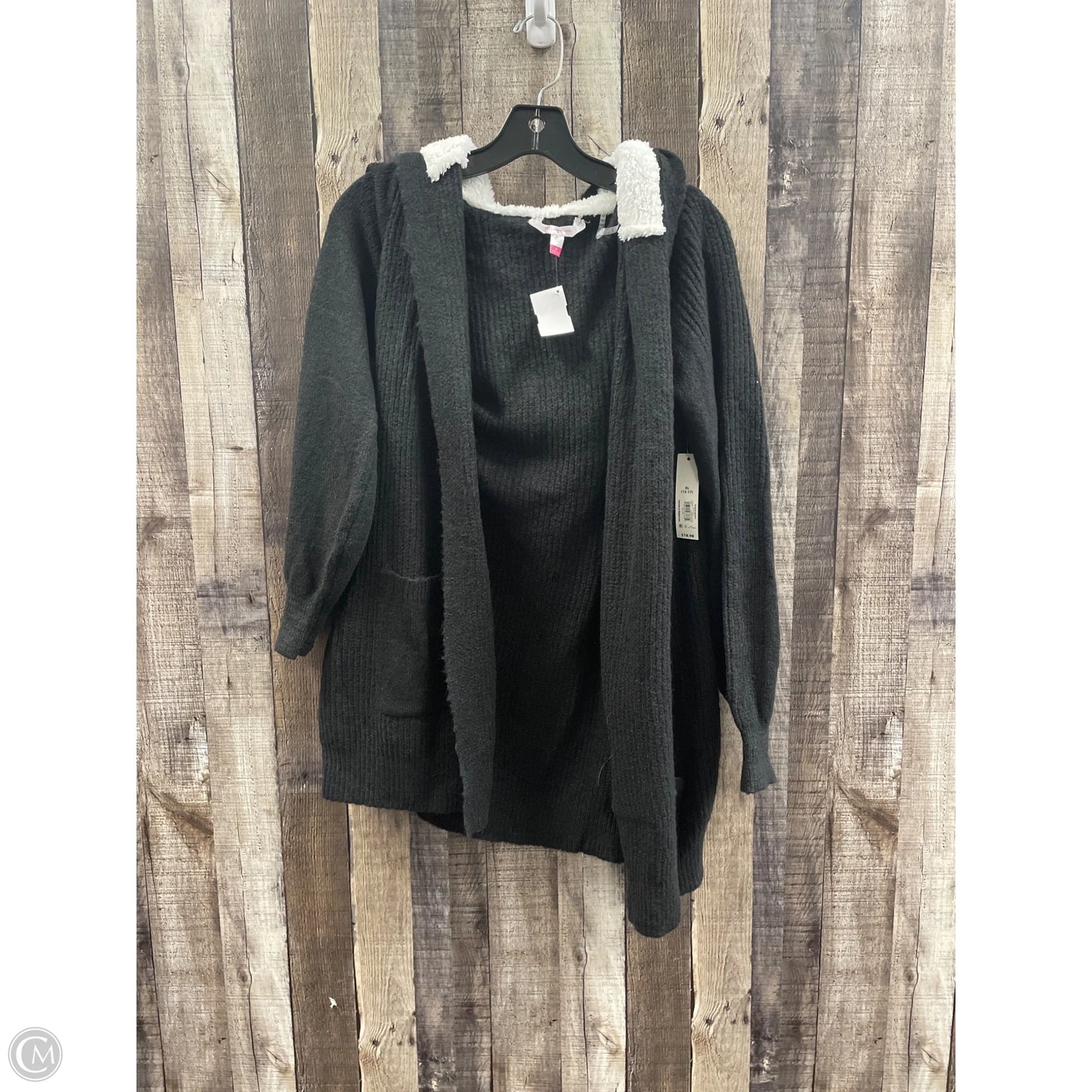 Sweater Cardigan By No Boundaries In Black, Size: Xl