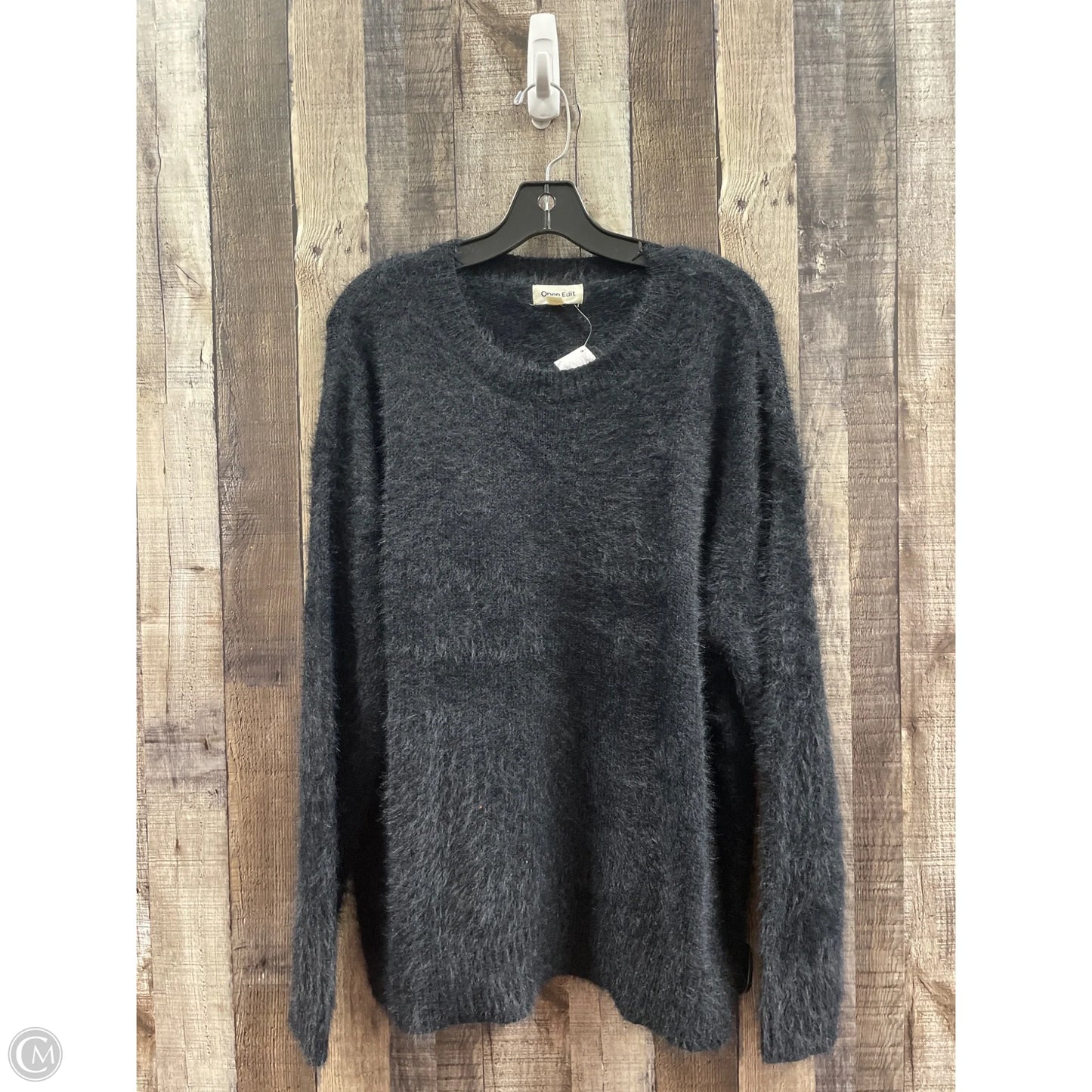 Sweater By Open Edit In Black, Size: L
