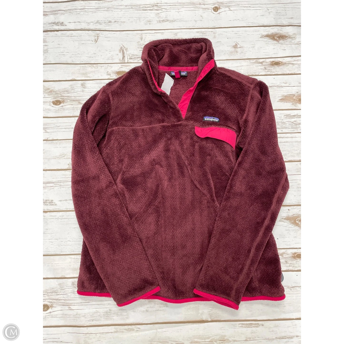Athletic Fleece By Patagonia In Maroon, Size: L
