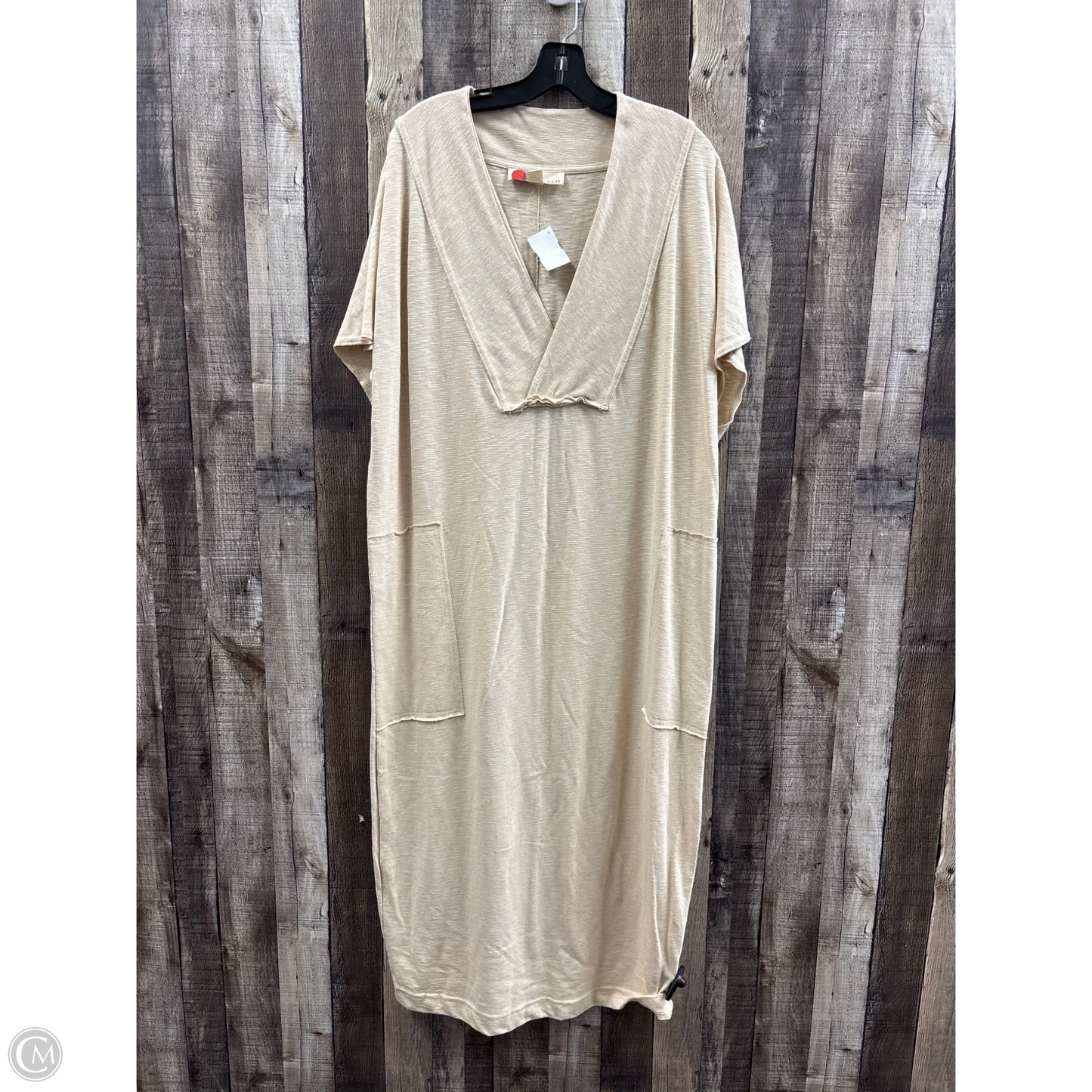 Dress Casual Maxi By Free People In Beige, Size: Xs