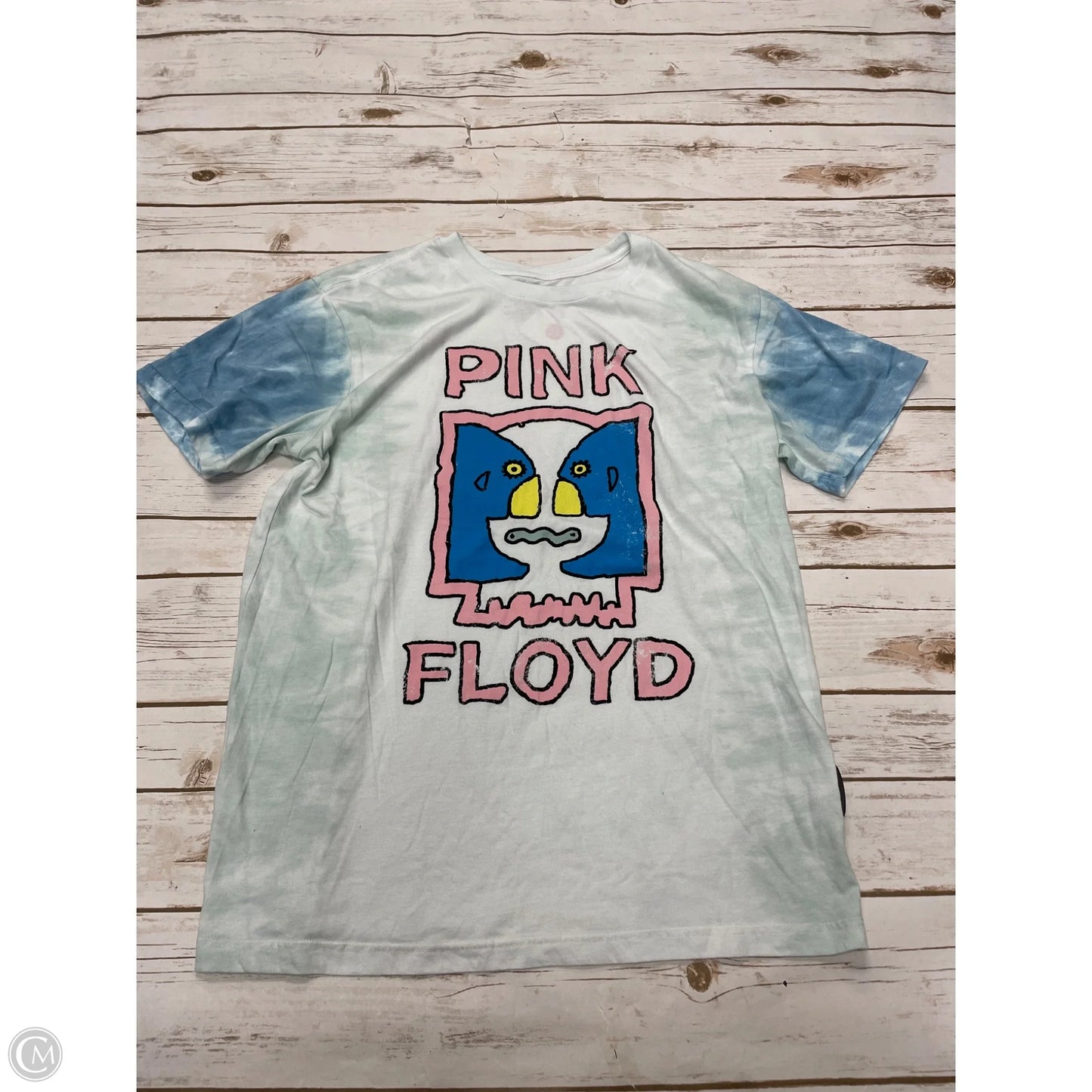 Top Short Sleeve By Cme In Multi-colored, Size: M