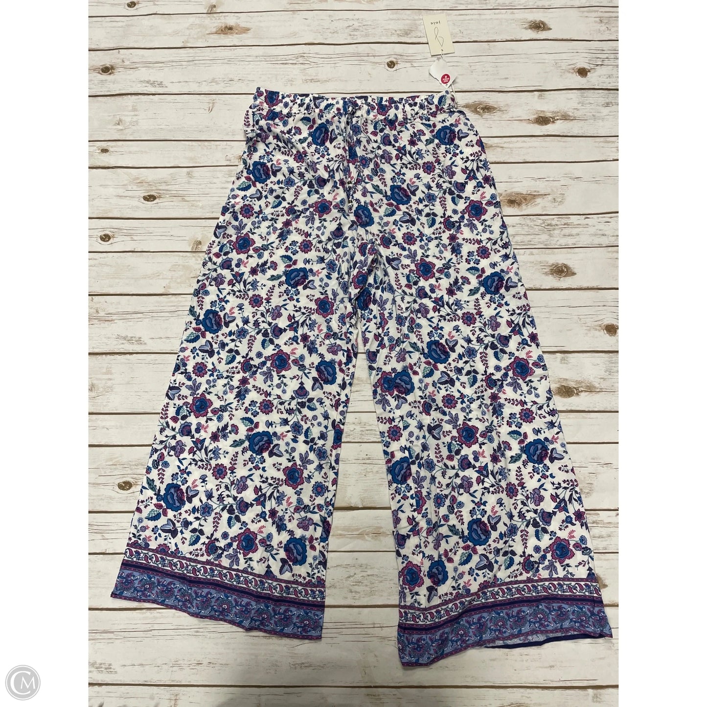 Pants Wide Leg By Joie In Floral Print, Size: L
