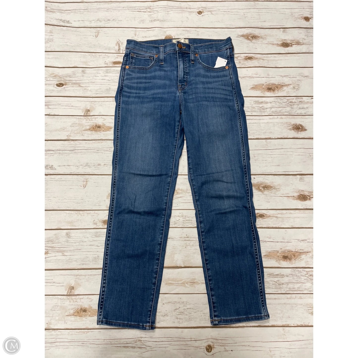 Jeans Cropped By Madewell In Blue Denim, Size: 4