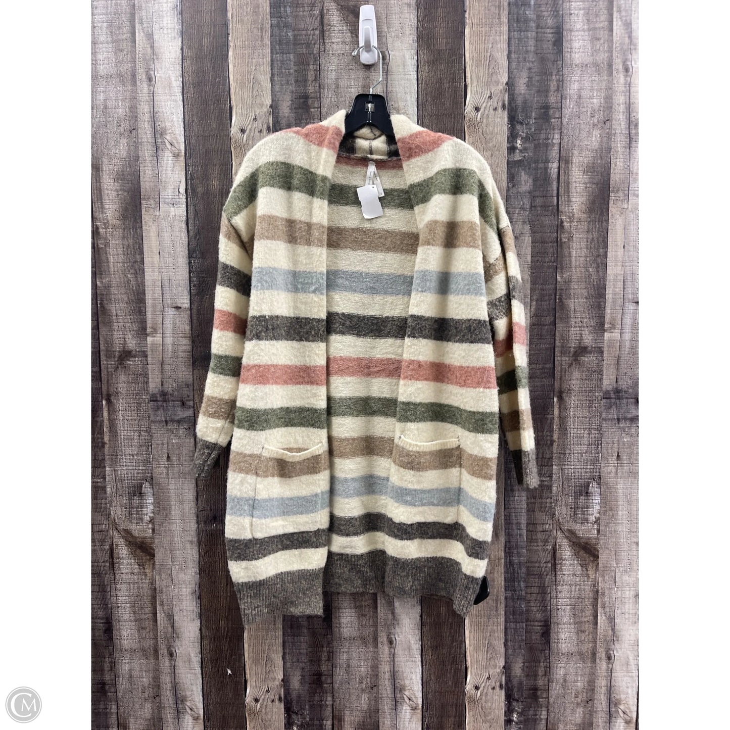 Sweater Cardigan By Dreamers In Multi-colored, Size: Xs