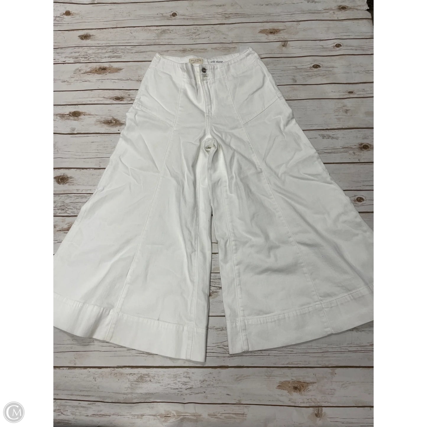 Pants Wide Leg By Pilcro In White, Size: 6