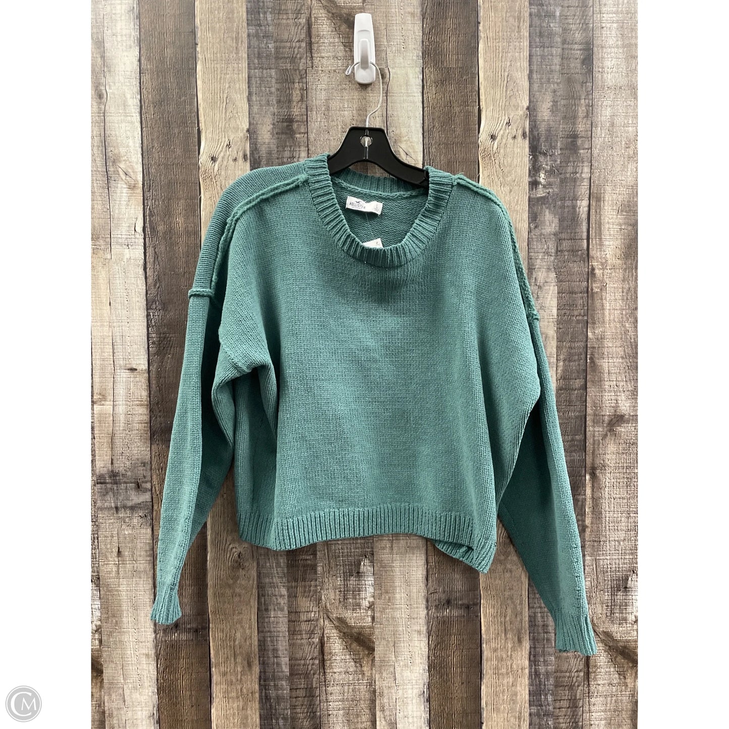Sweater By Hollister In Green, Size: L