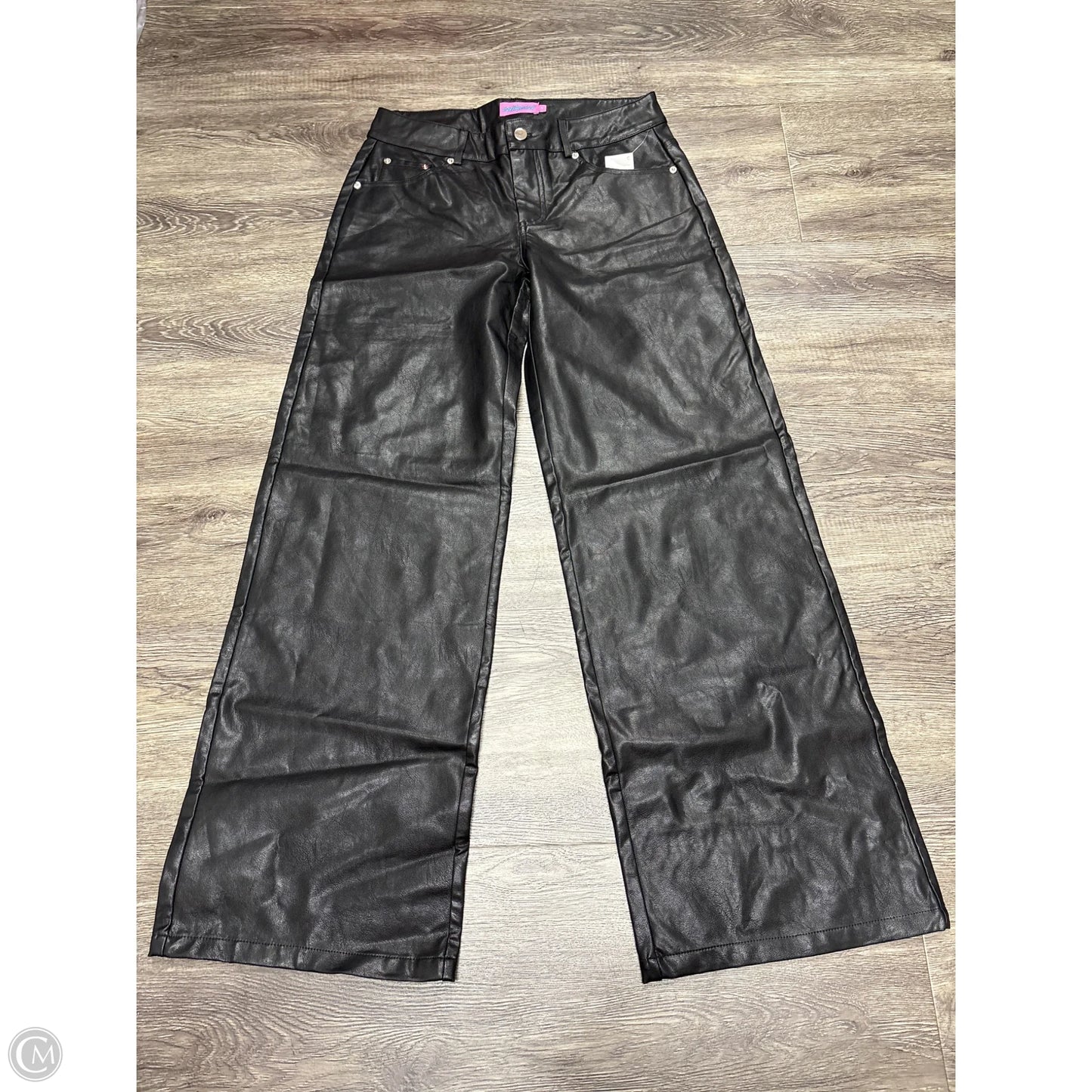 Pants Wide Leg By Cme In Black, Size: S