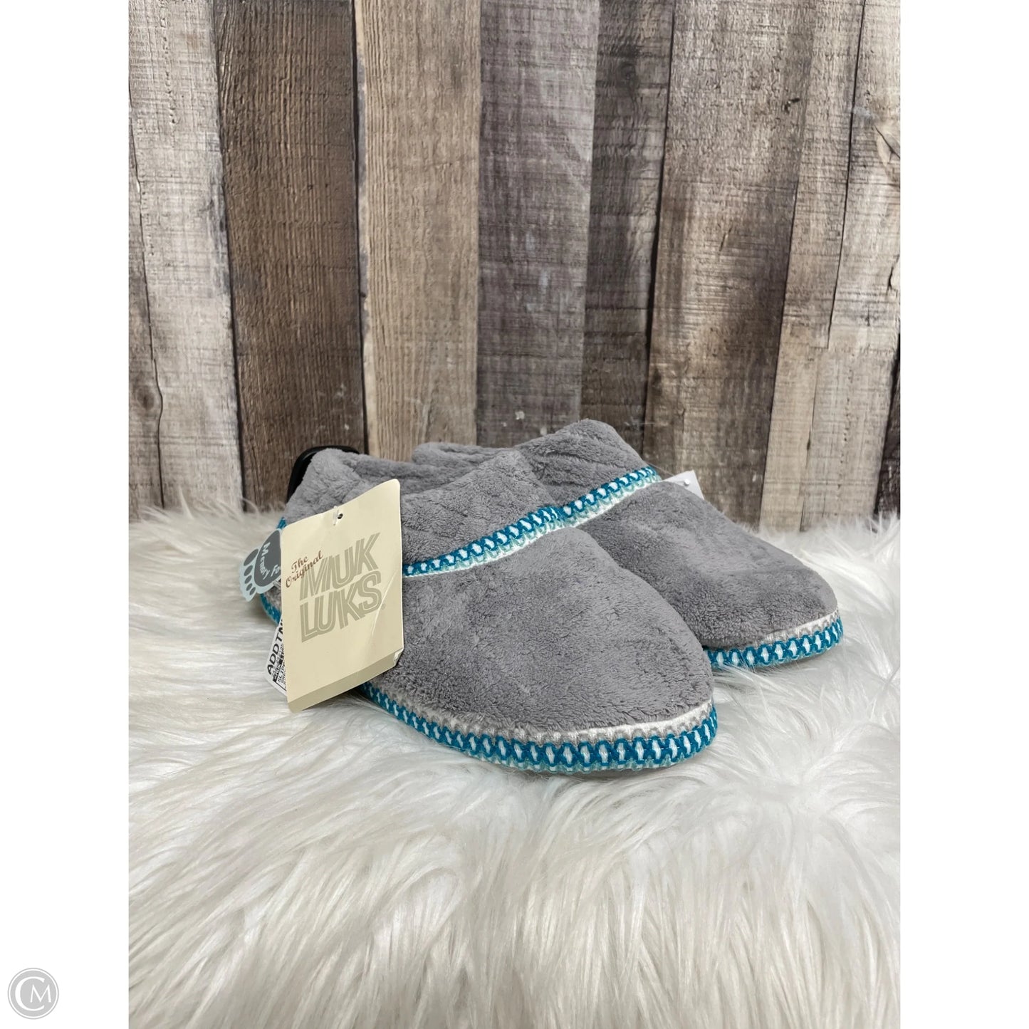 Slippers By Muk Luks In Grey, Size: 5.5