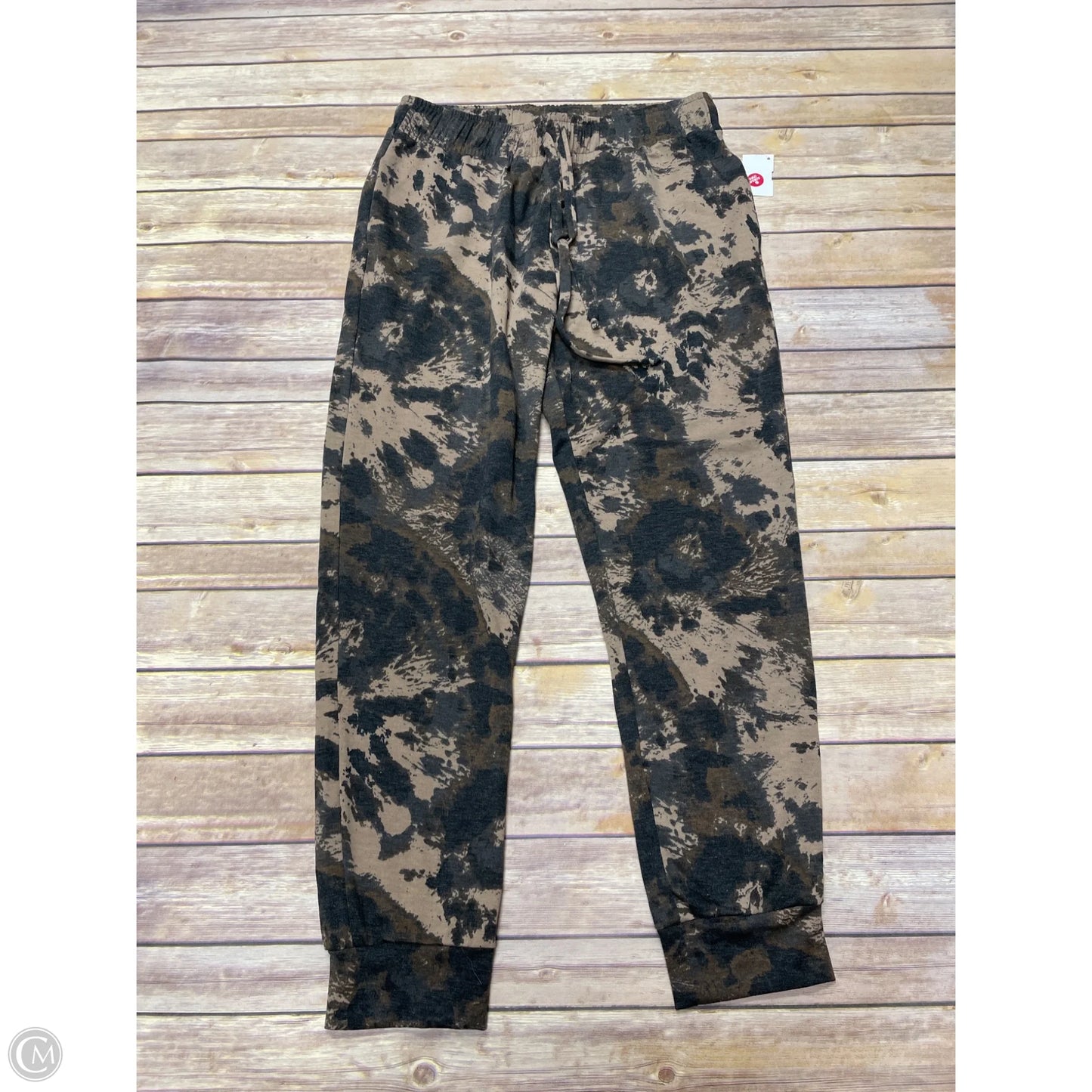 Pants Lounge By White Birch In Tie Dye Print, Size: M