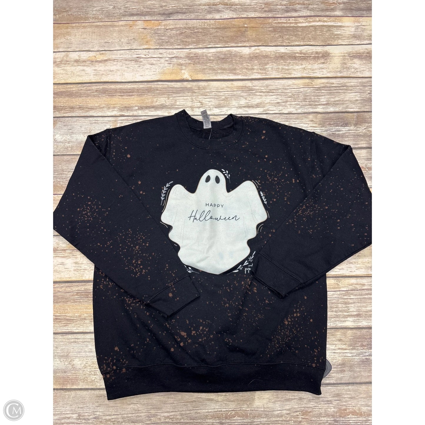 Sweatshirt Crewneck By Gildan In Black, Size: L