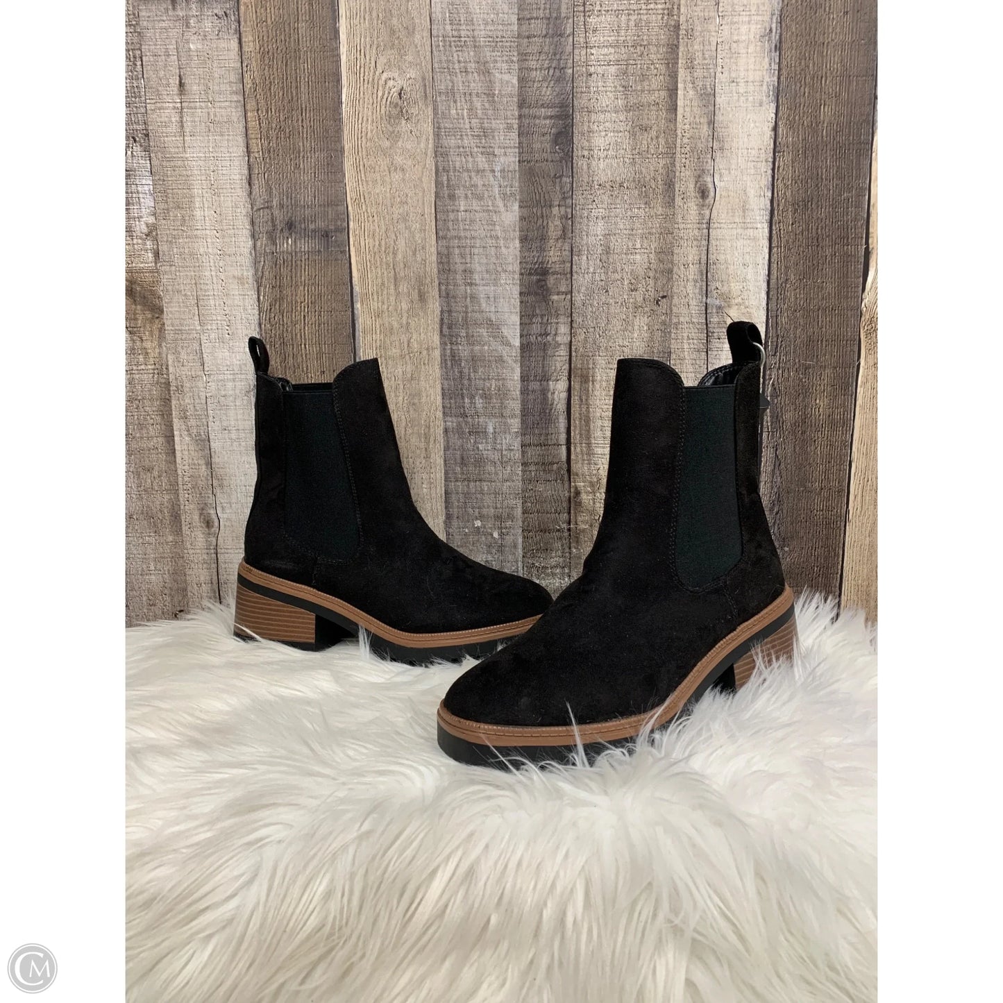 Boots Ankle Heels By Cme In Black, Size: 10