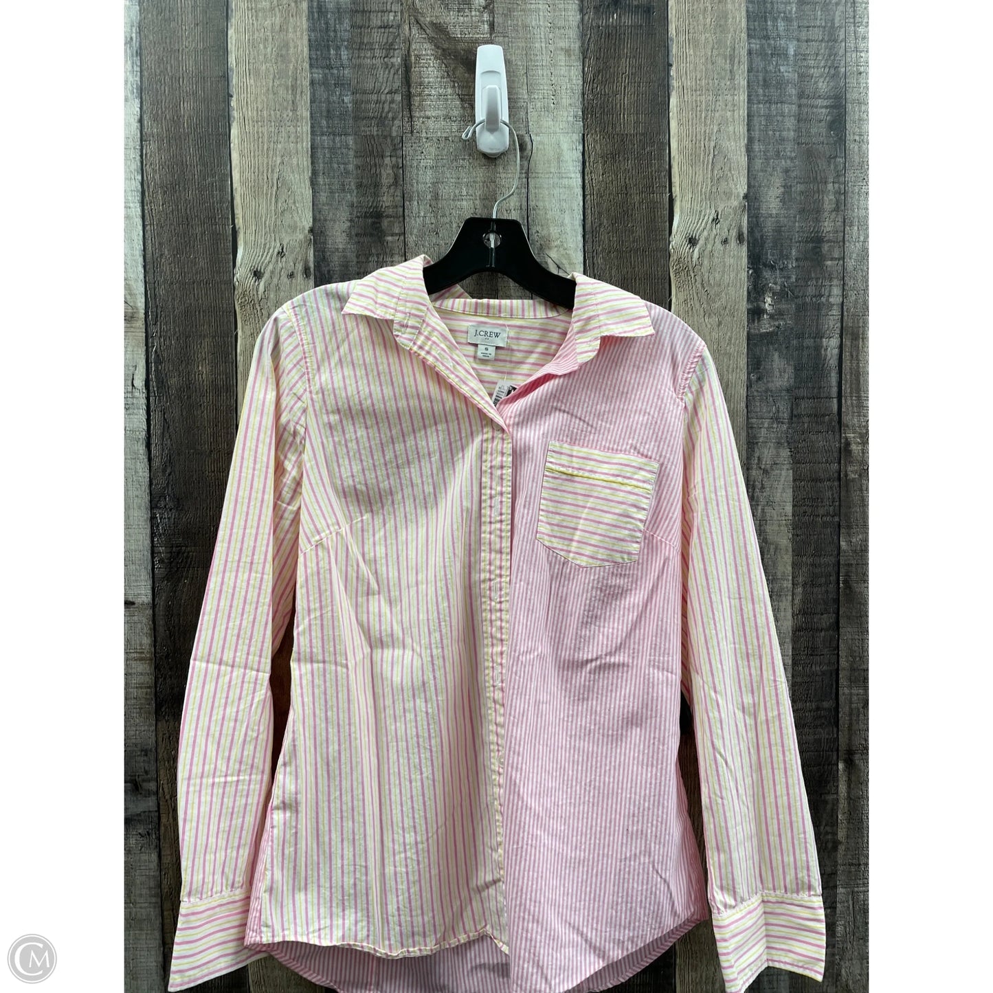 Top Long Sleeve By J. Crew In Striped Pattern, Size: S