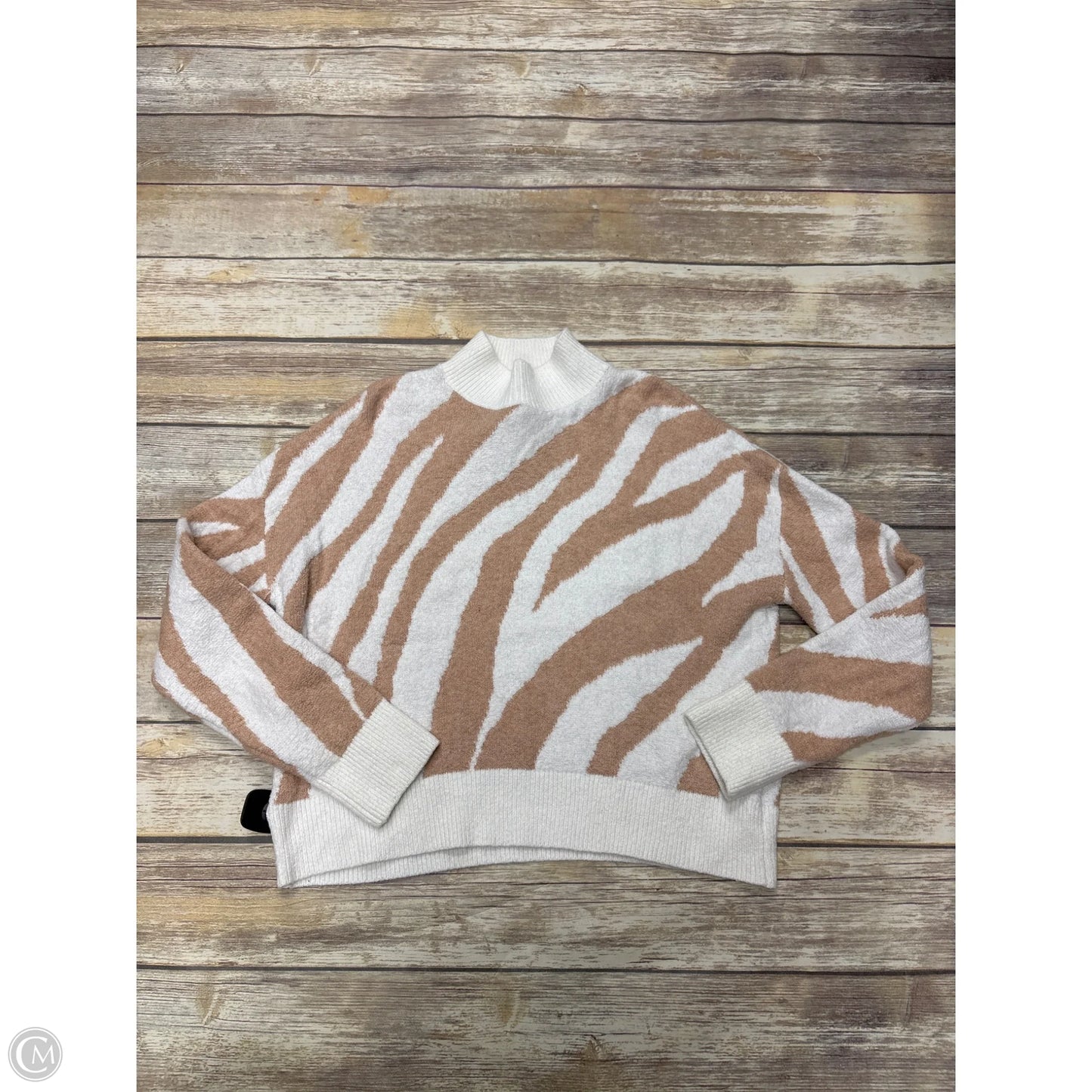 Sweater By William Rast In Cream & Tan, Size: L