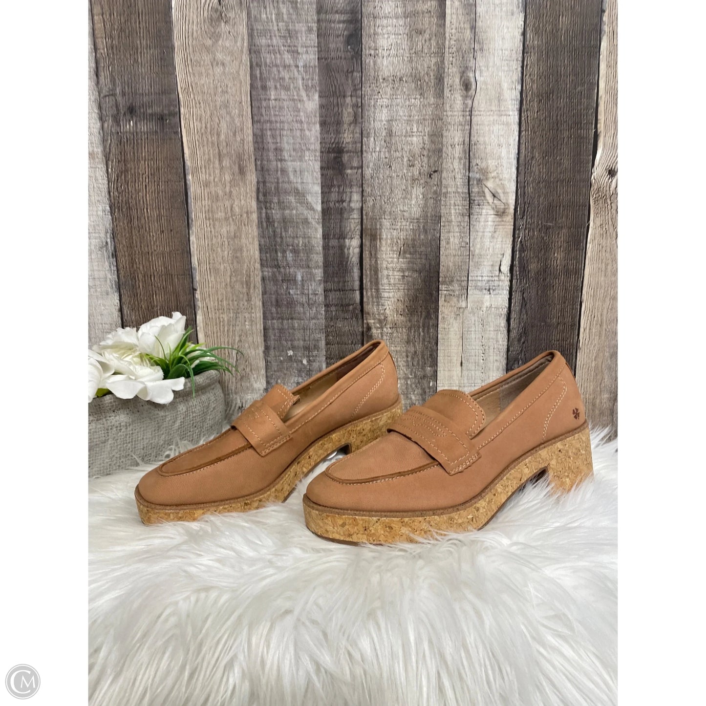 Shoes Heels Block By Lucky Brand In Tan, Size: 6.5