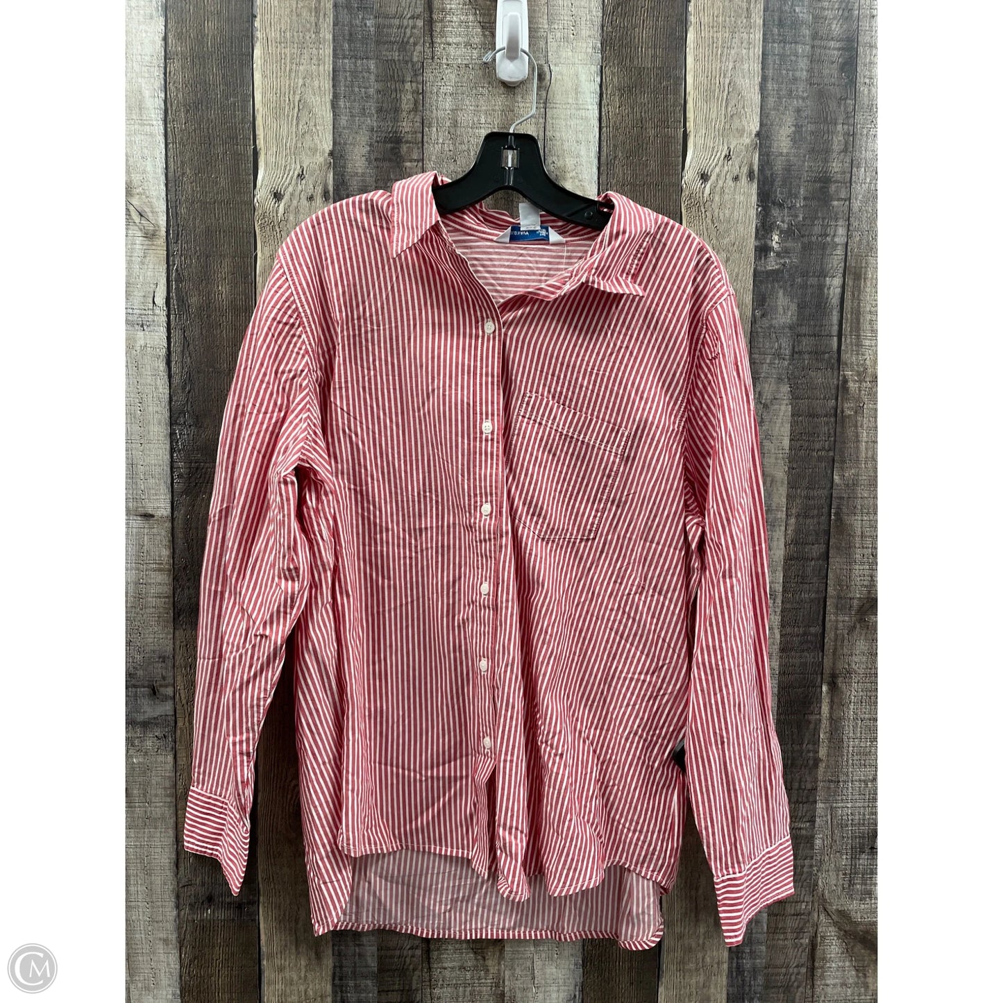 Top Long Sleeve By Old Navy In Striped Pattern, Size: Xl