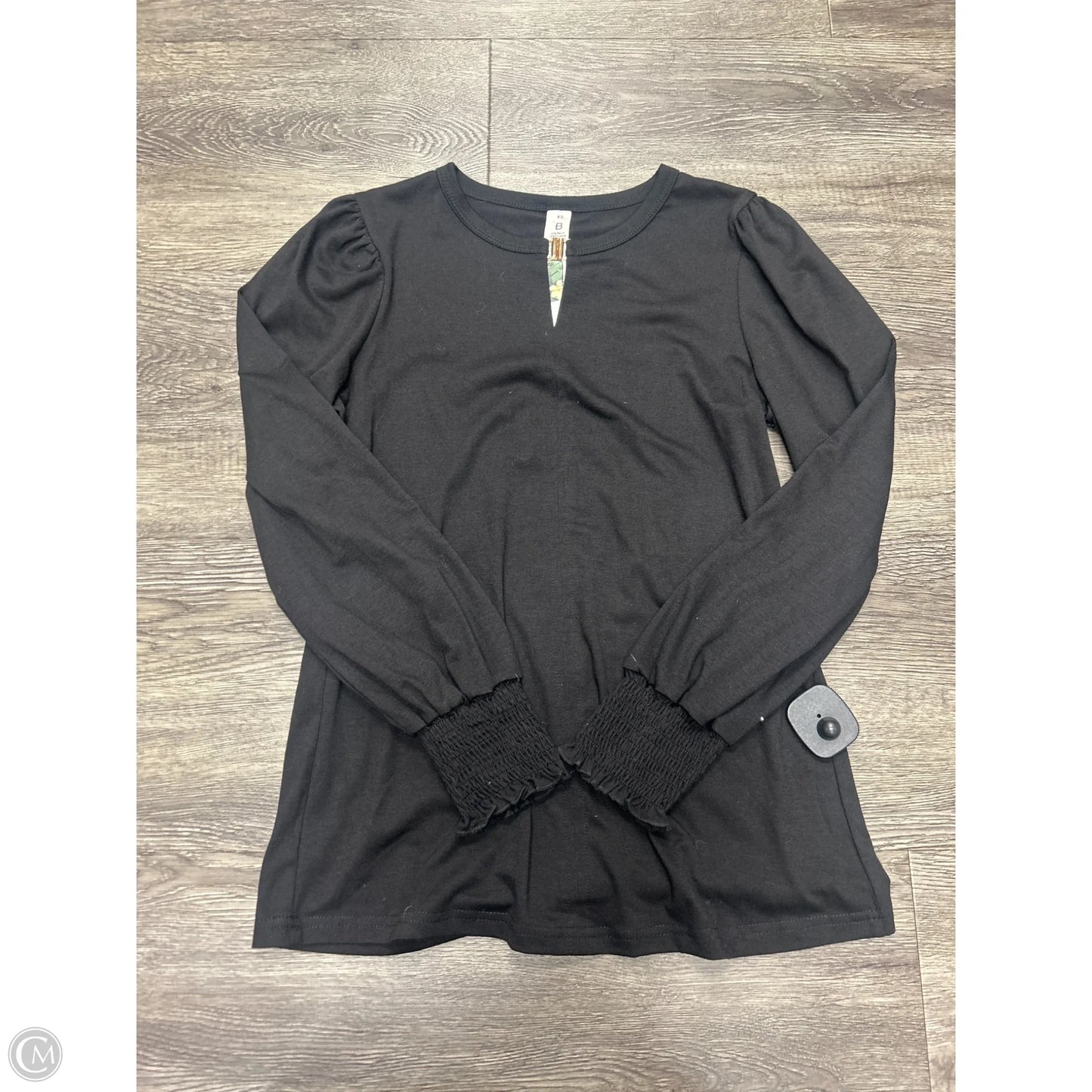 Top Long Sleeve By Blooming Jelly In Black, Size: Xs