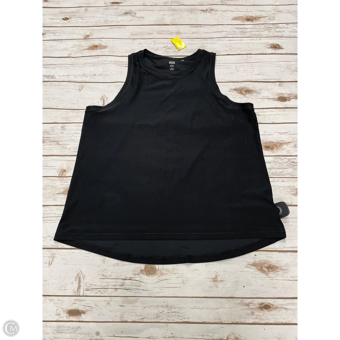 Athletic Tank Top By Dsg Outerwear In Black, Size: Xxl