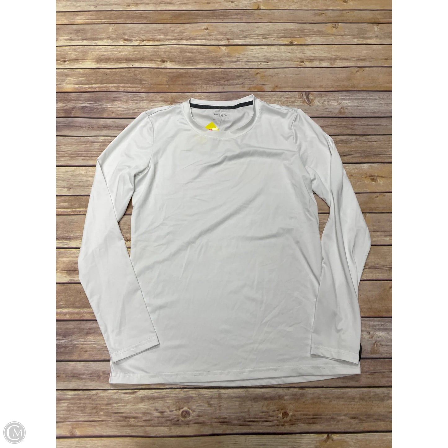 Athletic Top Long Sleeve Crewneck By Baleaf In White, Size: M