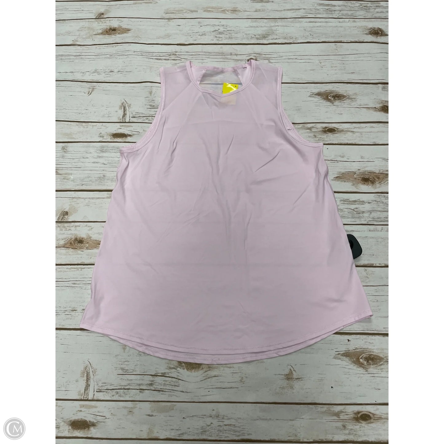 Athletic Tank Top By Lululemon In Pink, Size: M