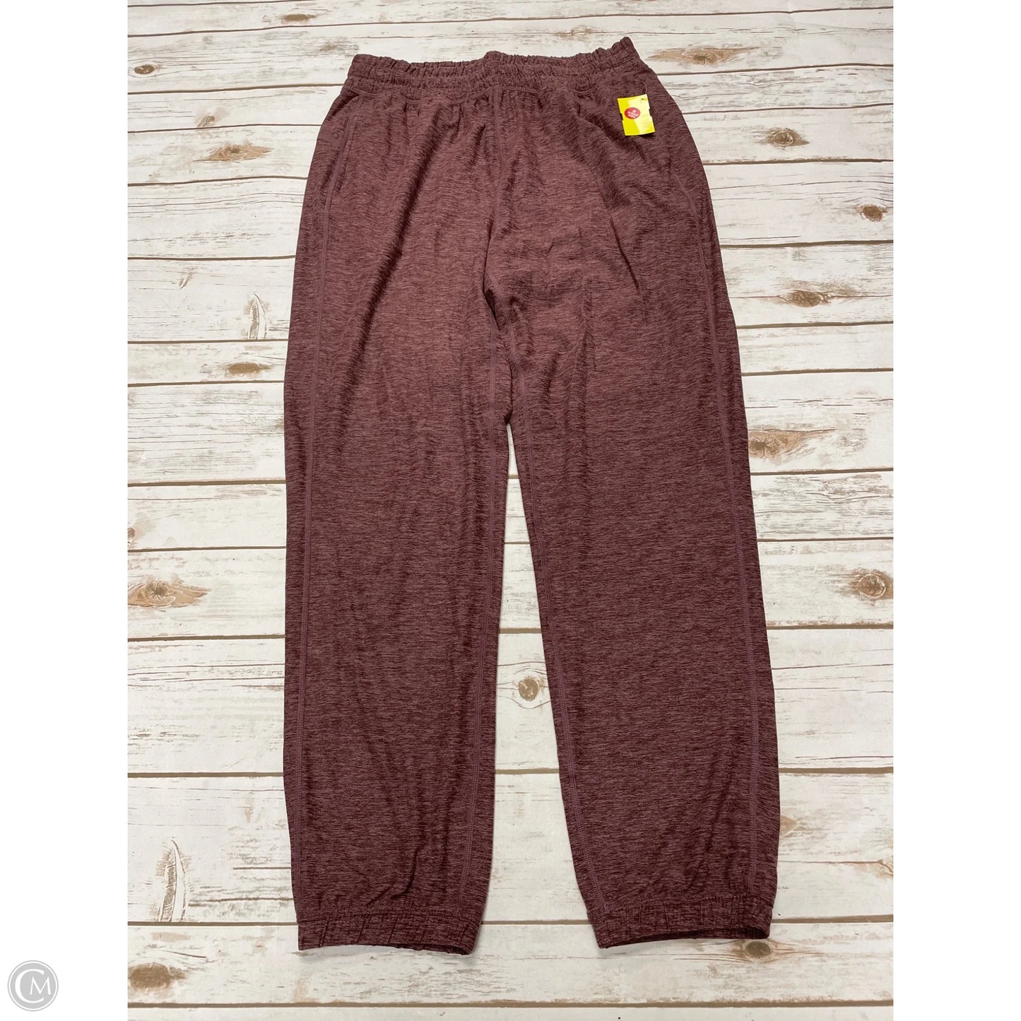 Athletic Pants 2pc By Flx In Maroon, Size: M