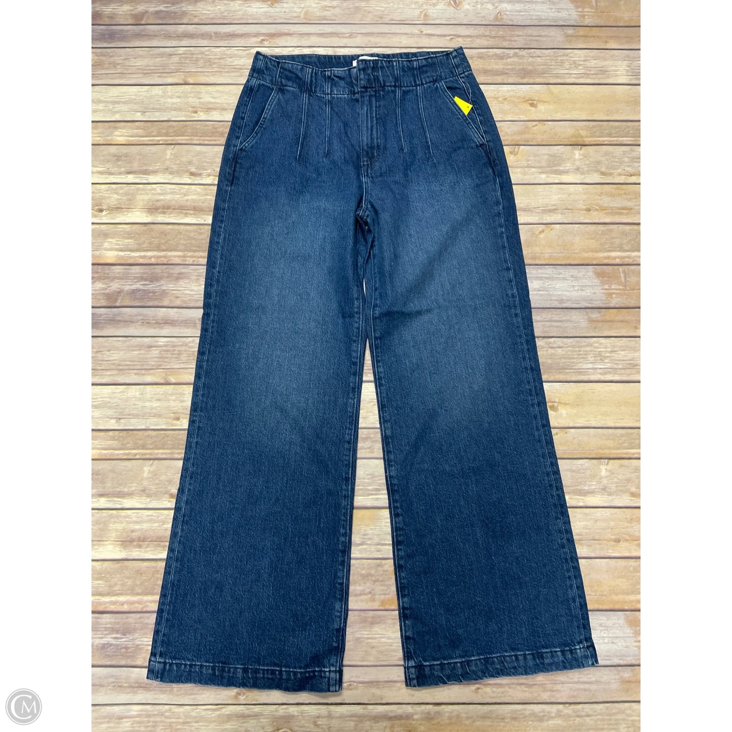 Jeans Wide Leg By Loft In Blue Denim, Size: 6