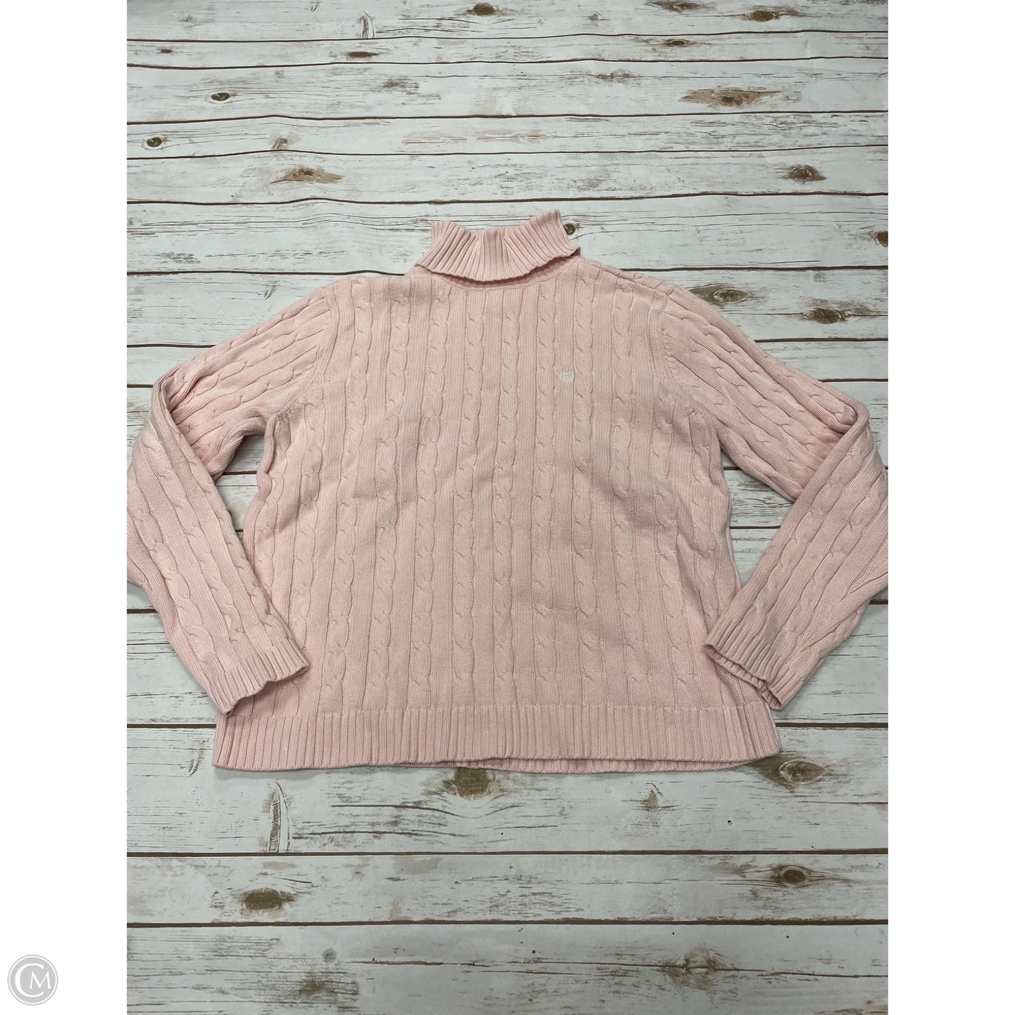 Sweater By Chaps In Pink, Size: Xl