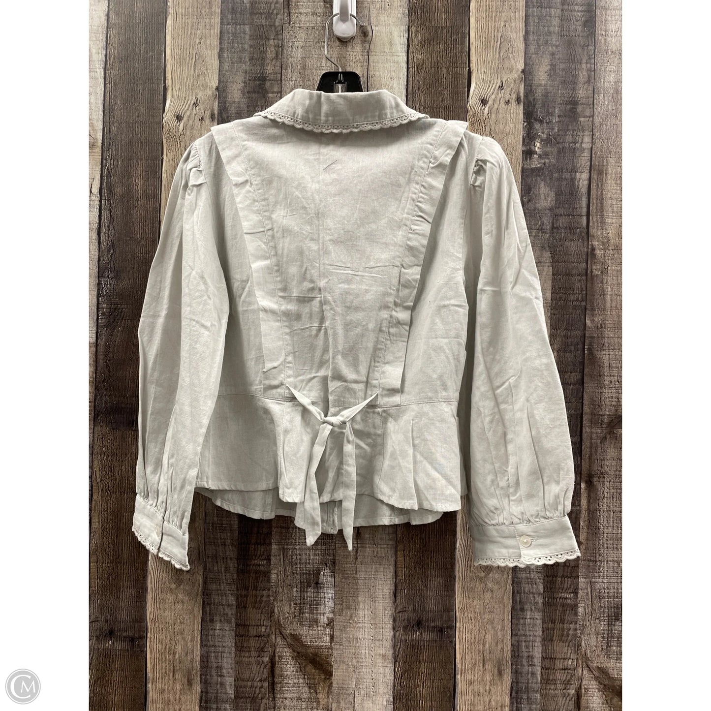 Top Long Sleeve By Free People In Green, Size: M