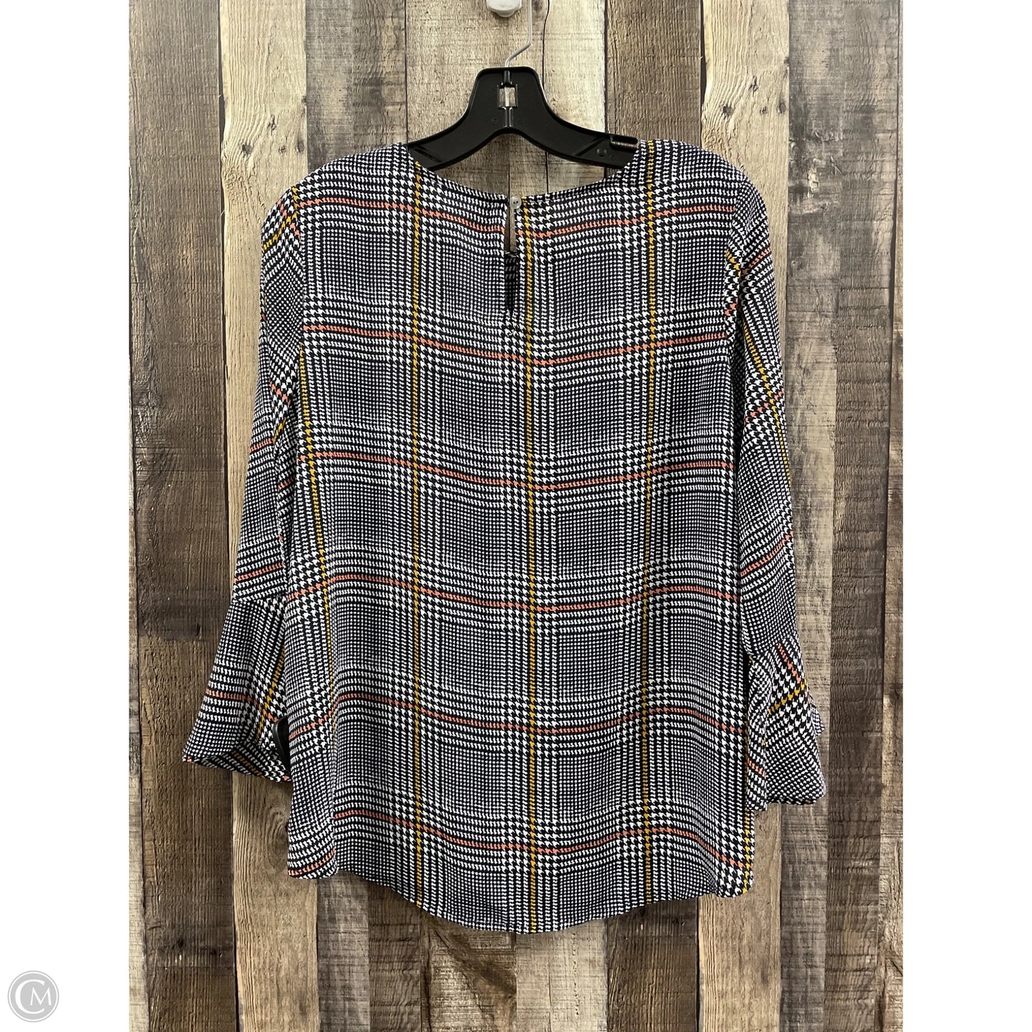 Top 3/4 Sleeve By Charter Club In Multi-colored, Size: S