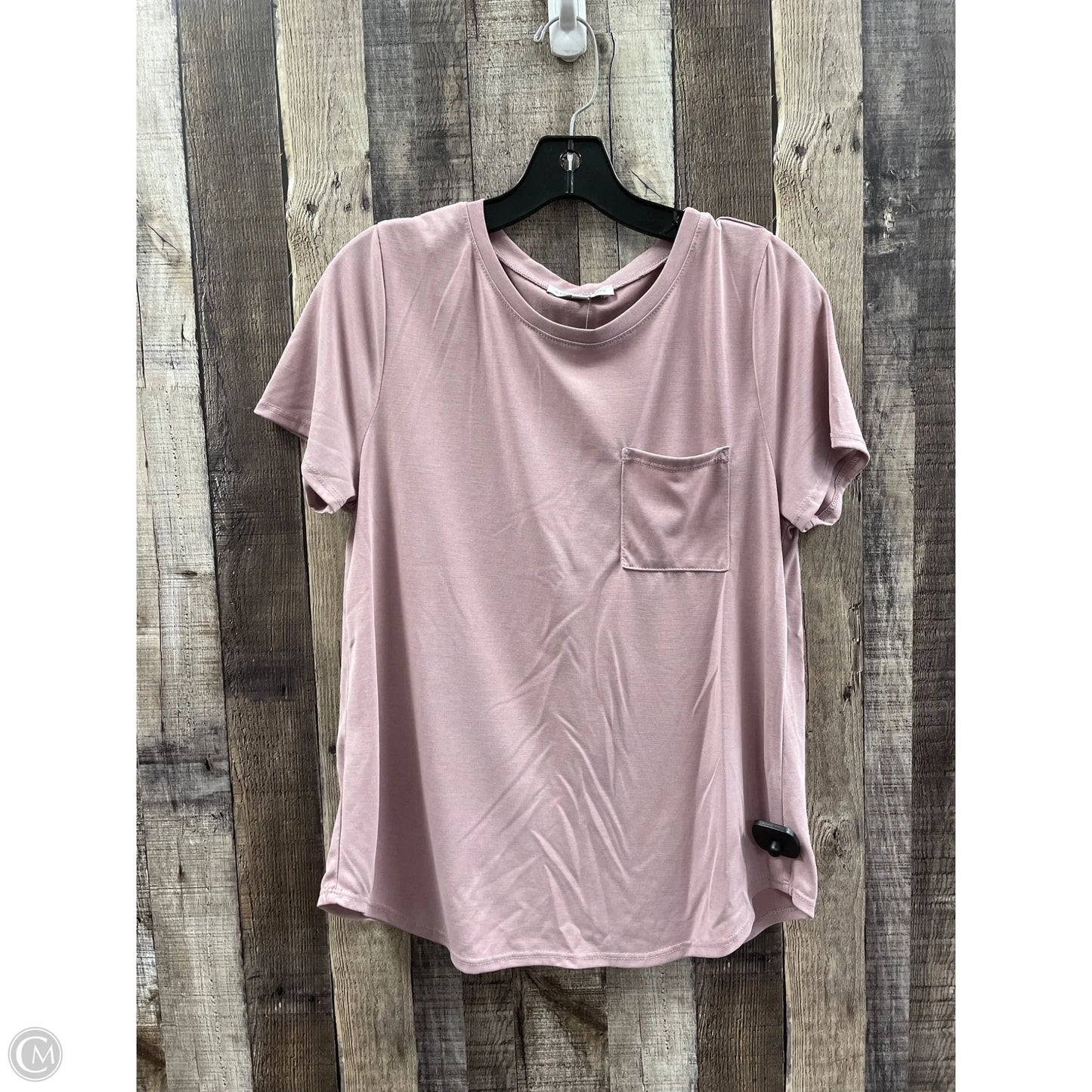Top Short Sleeve By Green Envelope In Purple, Size: M