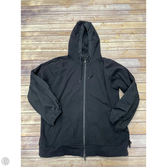 Athletic Jacket By Athleta In Black, Size: Xl