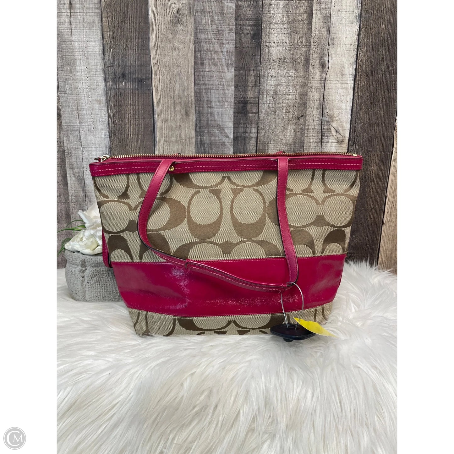 Handbag Designer By Coach, Size: Medium