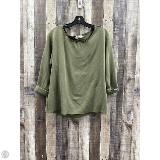 Top Long Sleeve By Bailey 44 In Green, Size: L