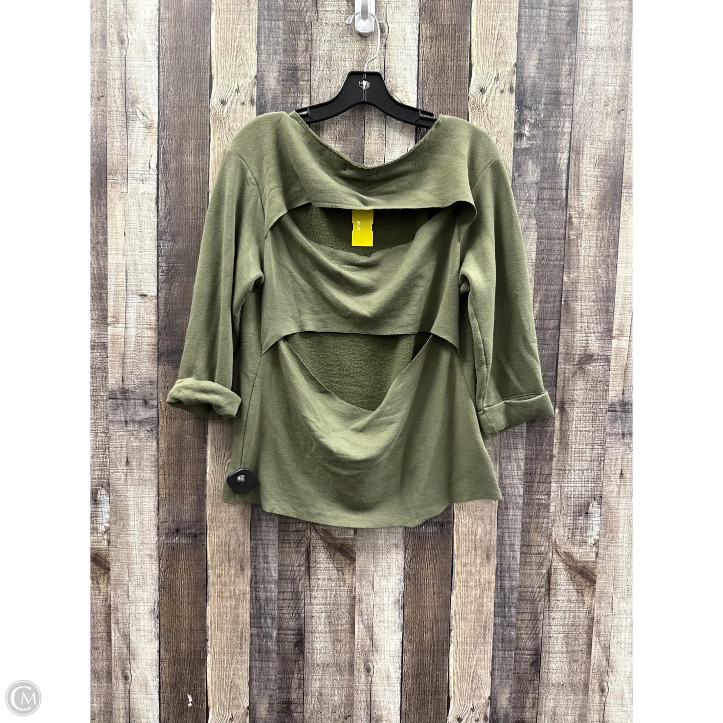 Top Long Sleeve By Bailey 44 In Green, Size: L