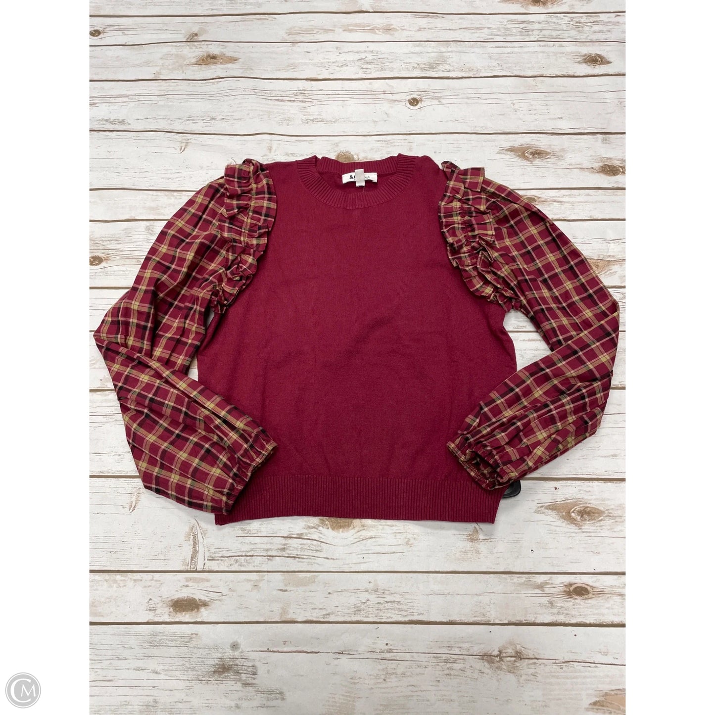 Sweater By &merci In Maroon, Size: L
