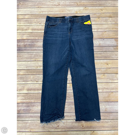 Jeans Straight By Democracy In Blue Denim, Size: 12