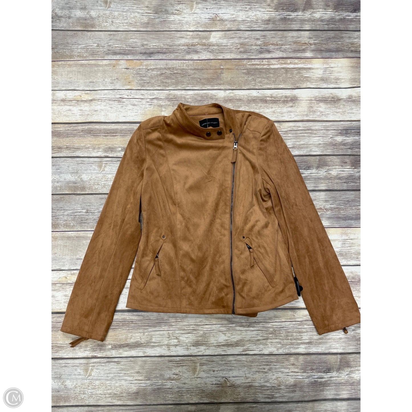 Jacket Other By Adrienne Vittadini In Tan, Size: S