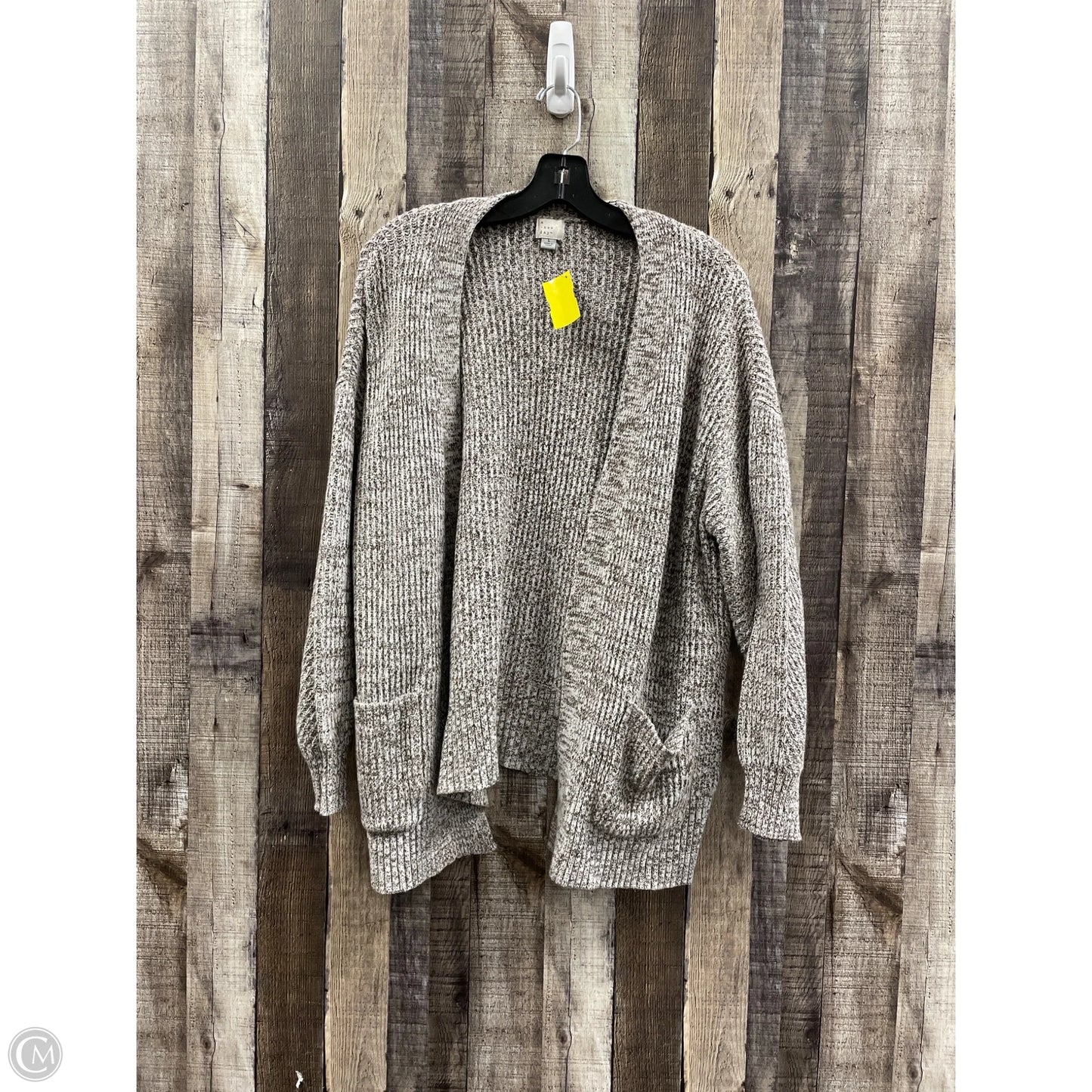 Sweater Cardigan By A New Day In Brown, Size: L