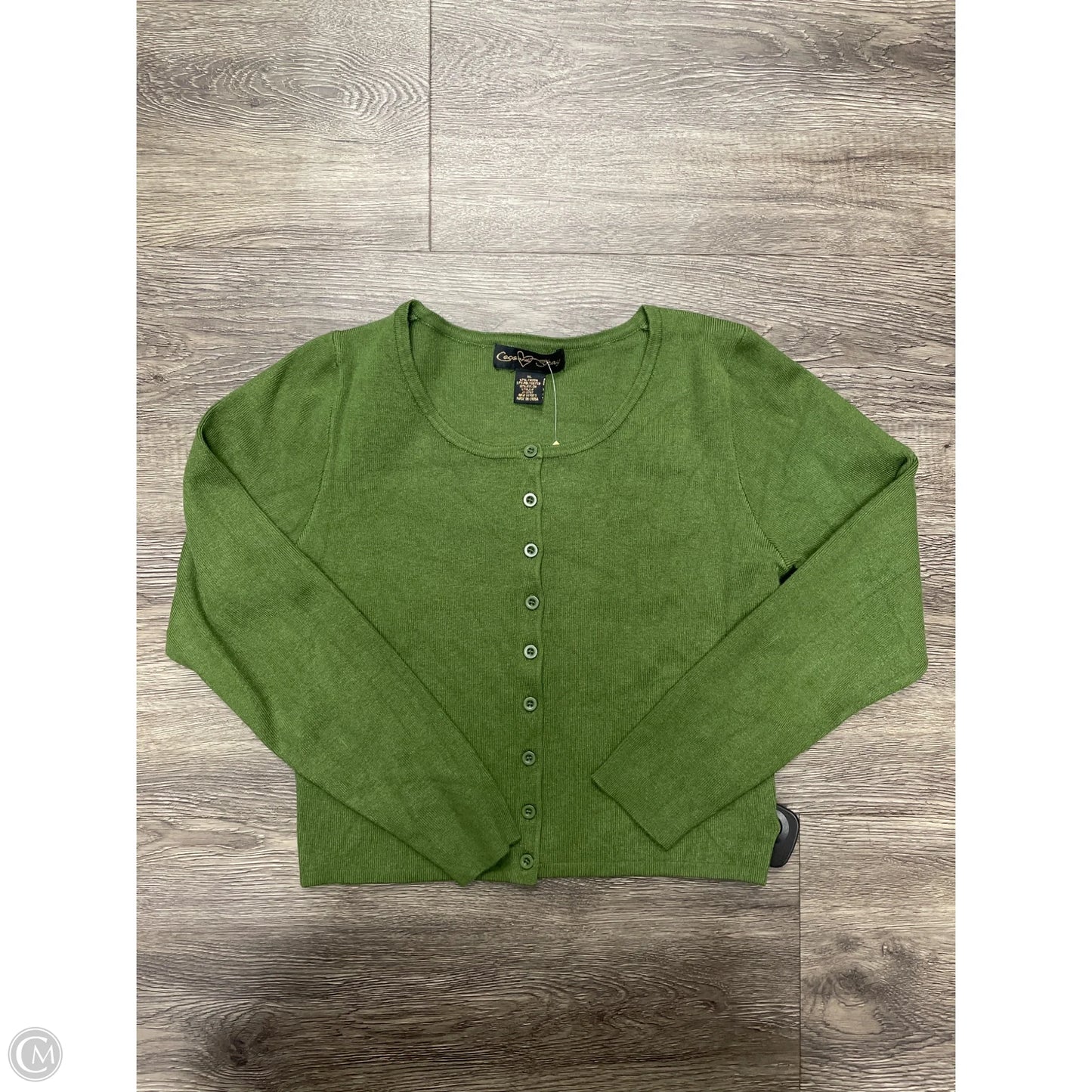 Cardigan By Cme In Green, Size: Xl