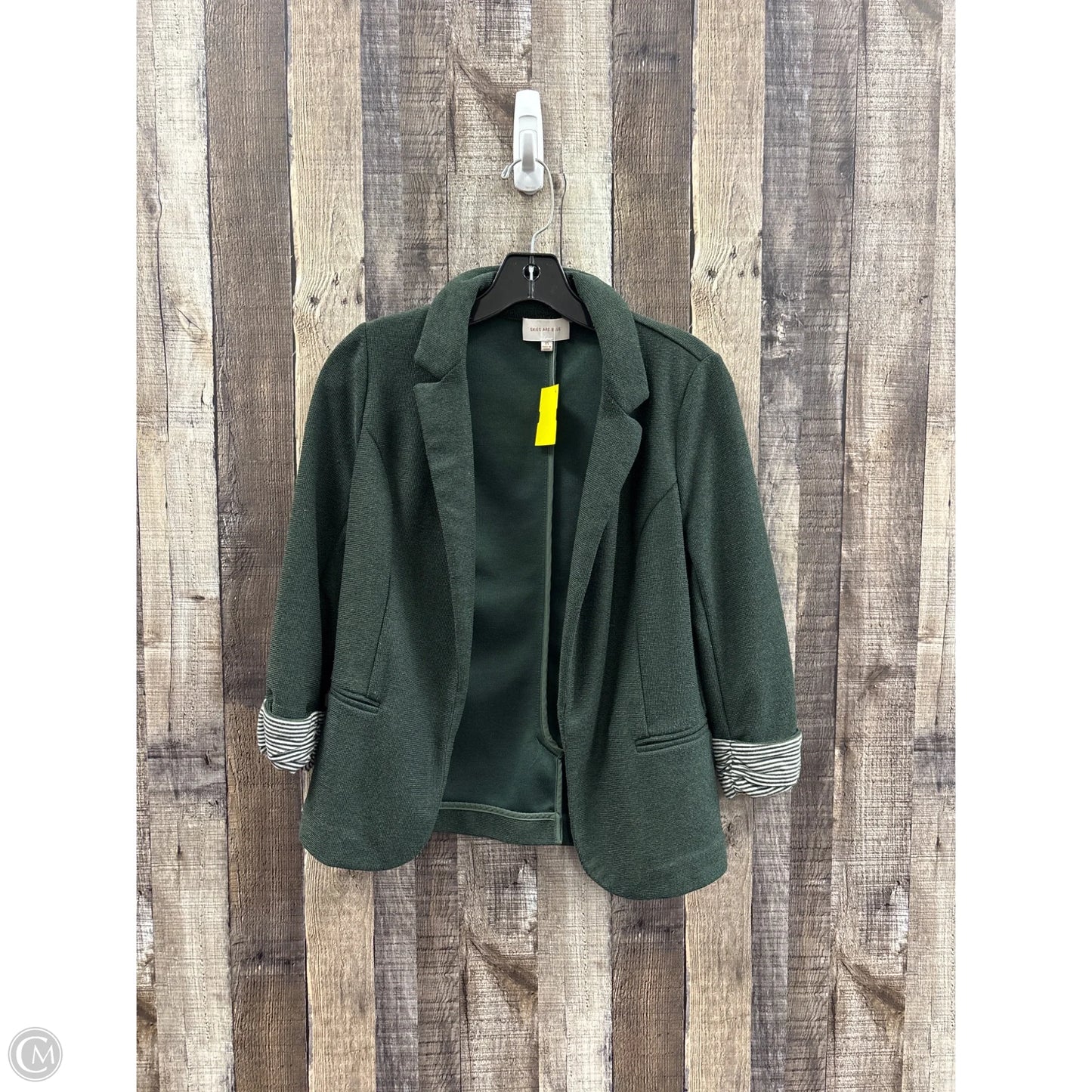 Blazer By Skies Are Blue In Green, Size: Xs