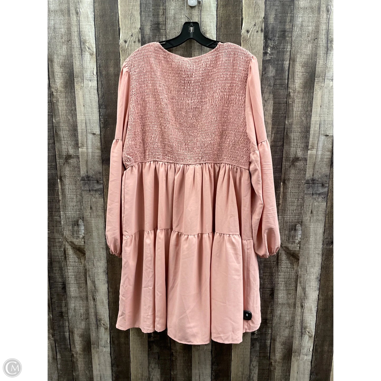 Dress Casual Midi By Cme In Mauve, Size: 3x