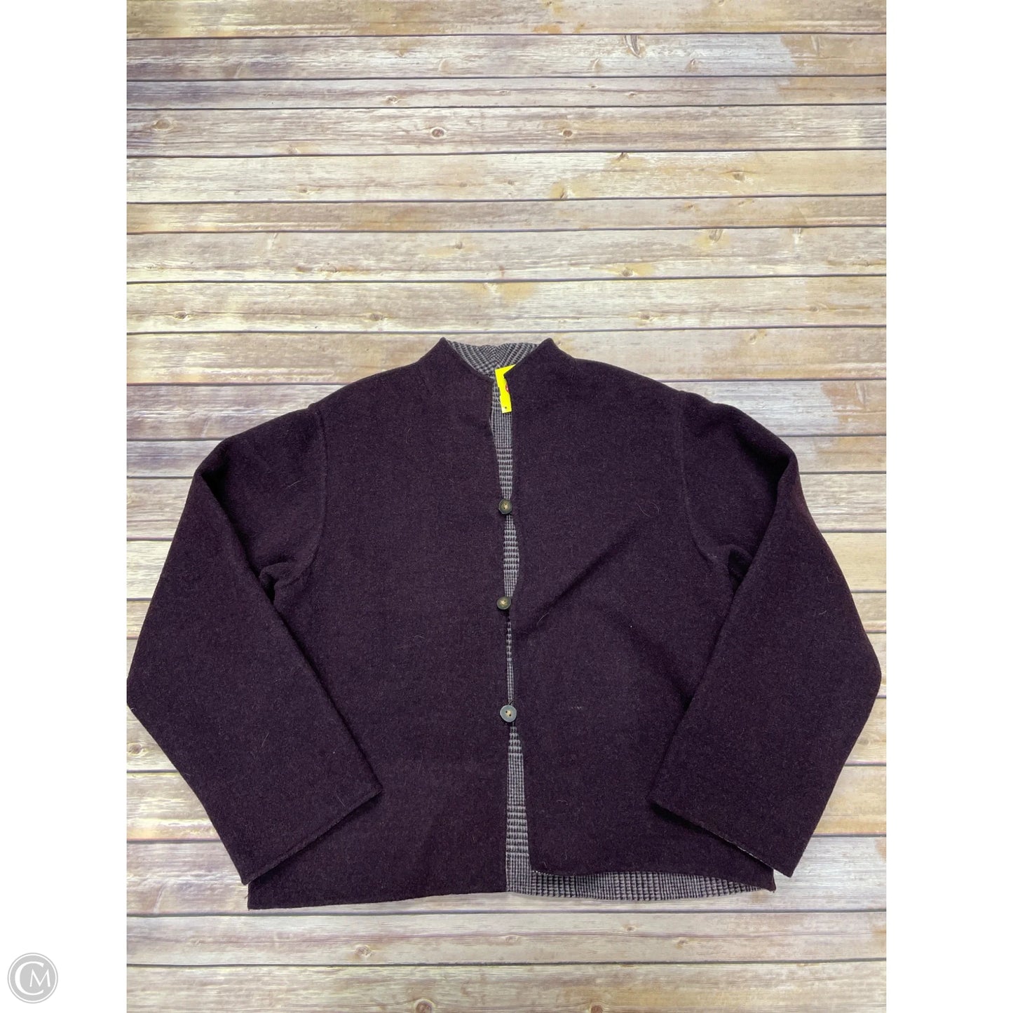 Jacket Other By Cmf In Plaid Pattern, Size: L