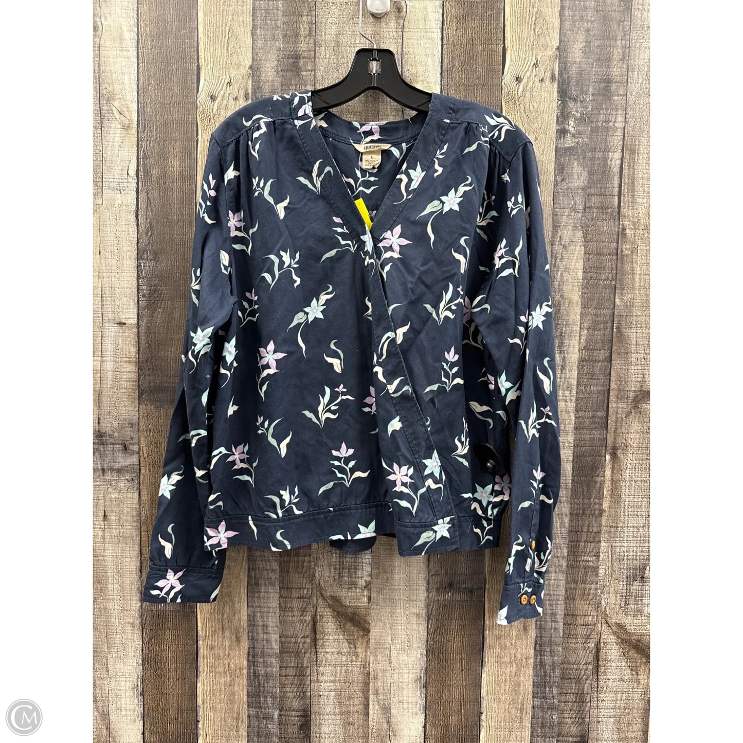 Top Long Sleeve By Duluth Trading In Navy, Size: L