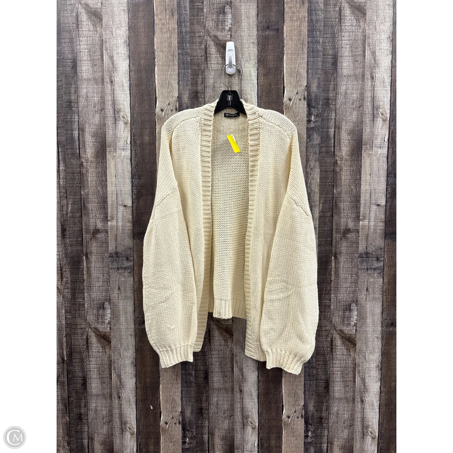 Sweater Cardigan By Prettygarden In Cream, Size: Xl