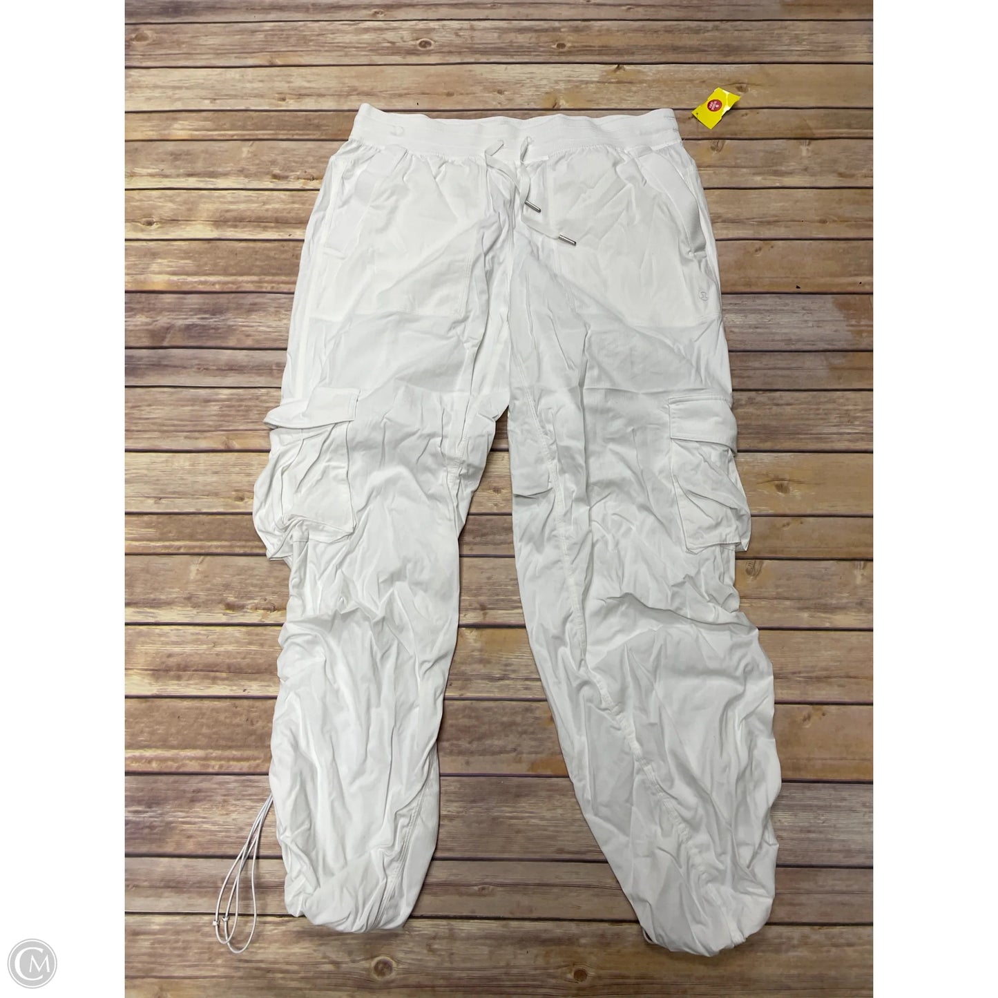 Athletic Pants By Lululemon In White, Size: L