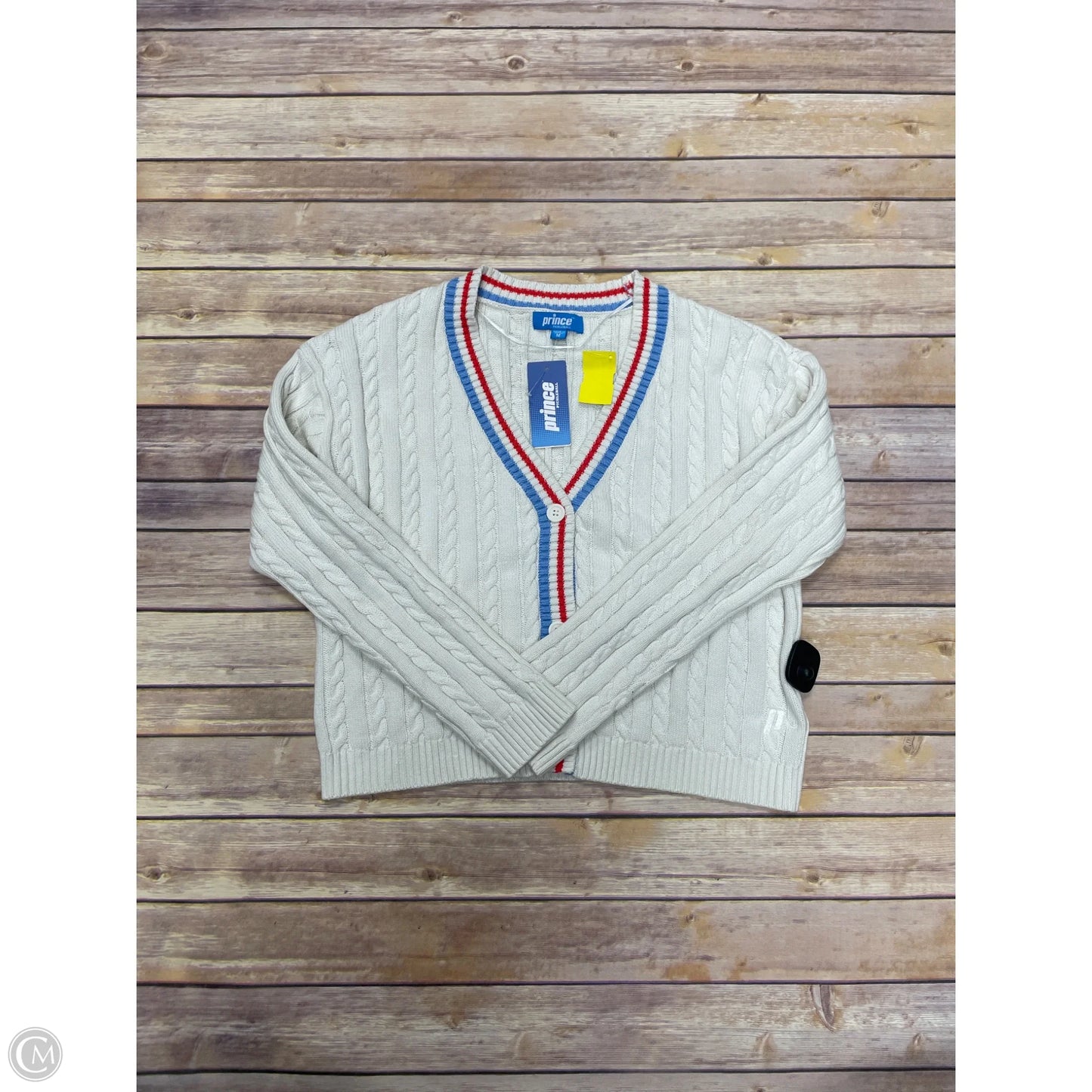 Sweater By Prince In White, Size: M