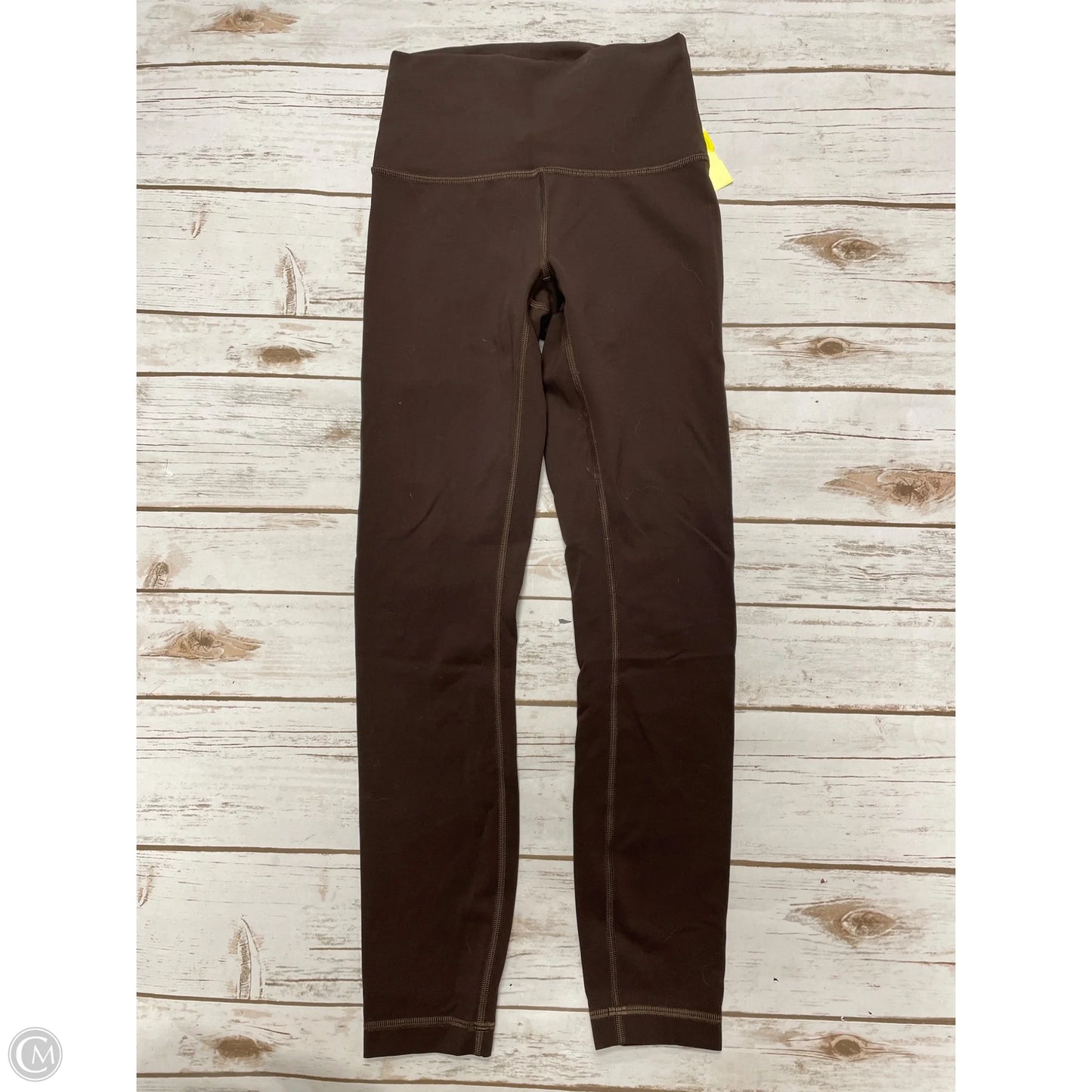 Athletic Leggings By Lululemon In Brown, Size: 4
