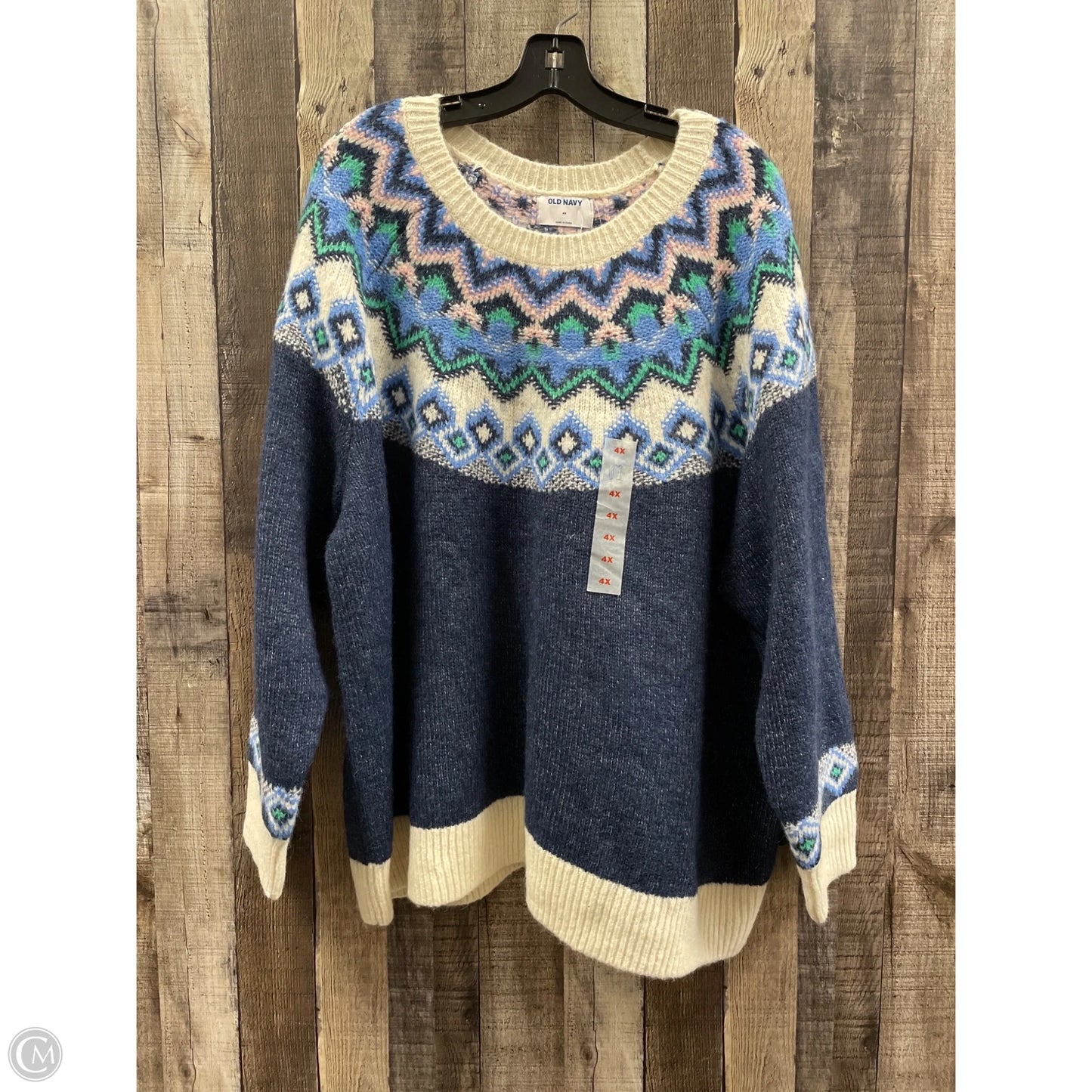 Sweater By Old Navy In Multi-colored, Size: 4x