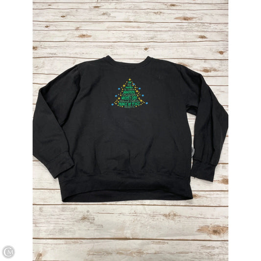 Sweatshirt Crewneck By Cme In Black, Size: Xl