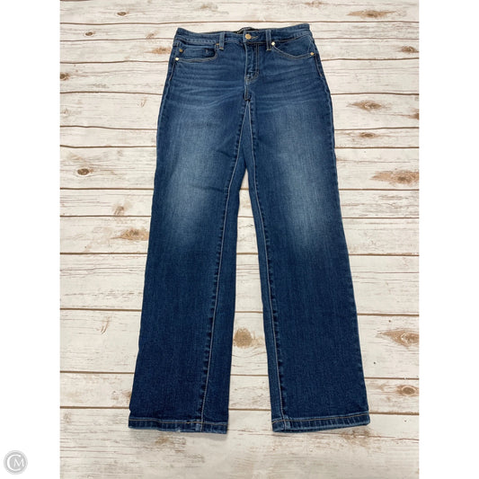 Jeans Straight By Liverpool In Blue Denim, Size: 2